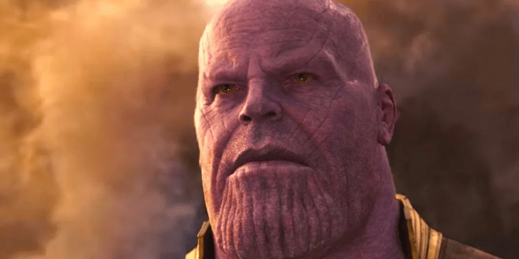 Thanos em Vingadores: Guerra Infinita