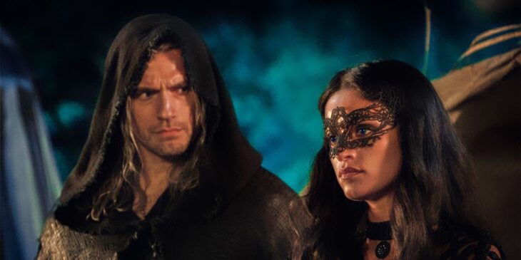 Henry Cavill e Anya Chalotra em The Witcher