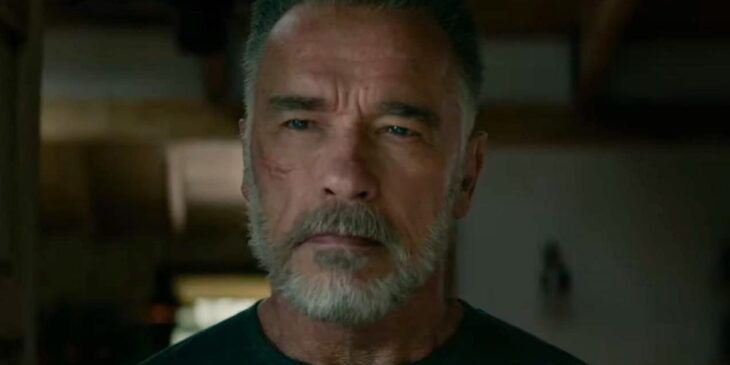 Arnold Schwarzenegger em O Exterminador do Futuro 6