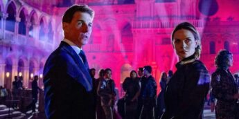 Ethan Hunt (Tom Cruise) e Ilsa Faust (Rebecca Ferguson) em Missão: Impossível