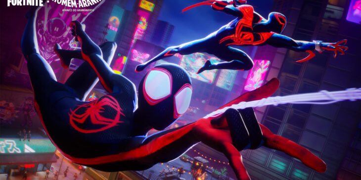 Homem-Aranha Através do Aranhaverso no Fortnite