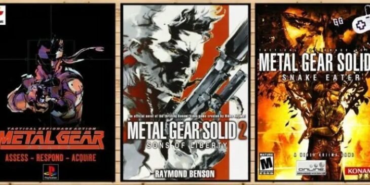 Metal Gear Solid 1, 2 e 3