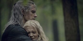 Ciri e Geralt em The Witcher
