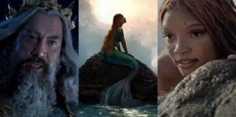 Ariel e Rei Tritão em A Pequena Sereia
