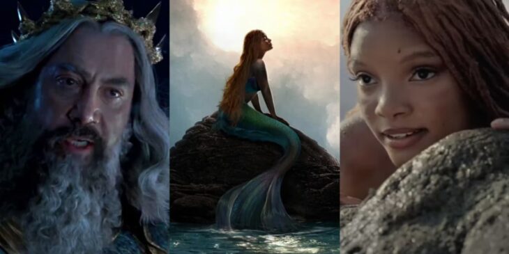 Ariel e Rei Tritão em A Pequena Sereia