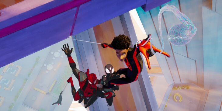 Abertura de Através do Aranhaverso