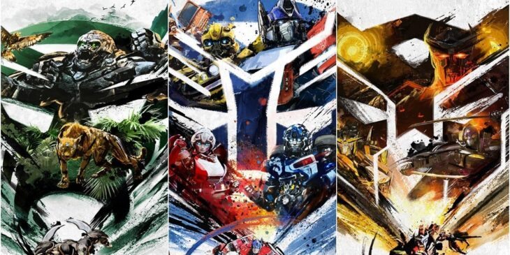 Cartazes chineses Transformers 7