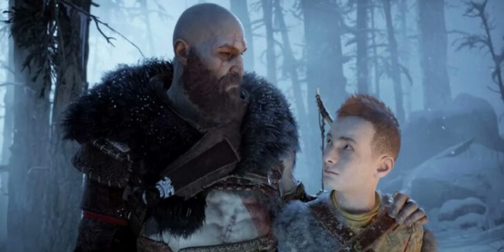 Kratos e Atreus em God of War: Ragnarök