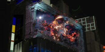 Painel 3D de Final Fantasy XVI