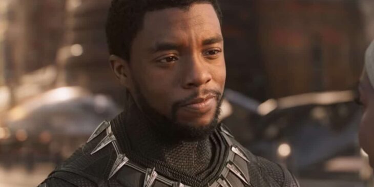 Chadwick Boseman em Pantera Negra