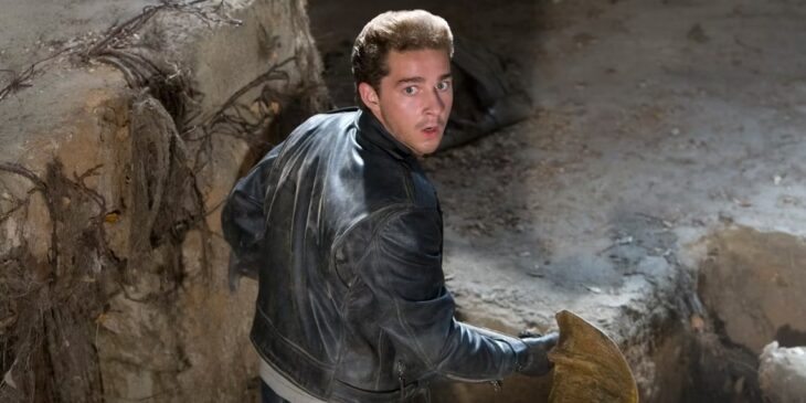 Shia LaBeouf como Mutt Williams em Indiana Jones 4