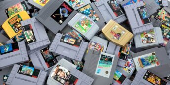 Cartuchos antigos de videogame
