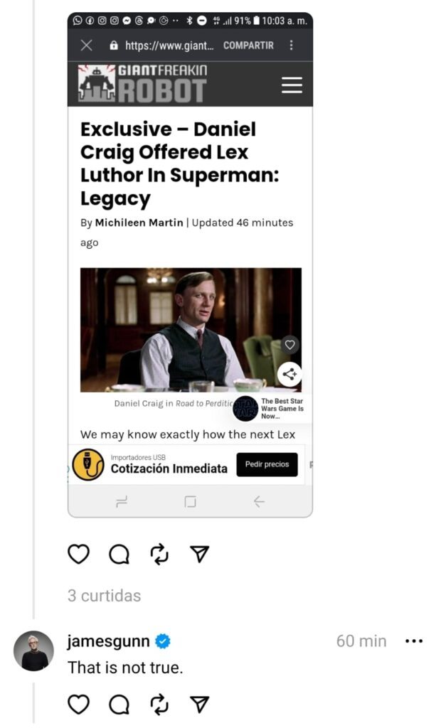 James-gunn-daniel-craig-superman-legacy