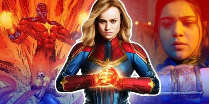 origem troca de lugares Capitã Marvel e Ms. Marvel