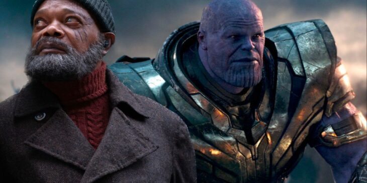 Nick Fury e Thanos