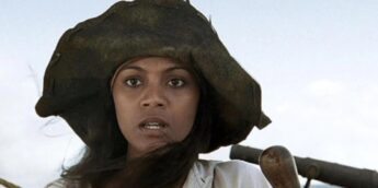 Zoe Saldaña em Piratas do Caribe