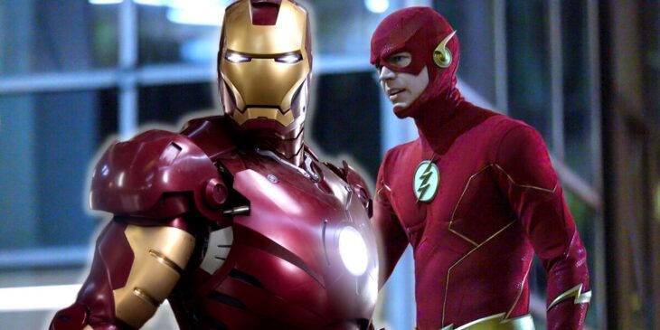Homem de Ferro do MCU e Flash do Arrowverse