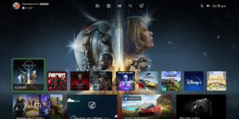 Nova dashboard Xbox