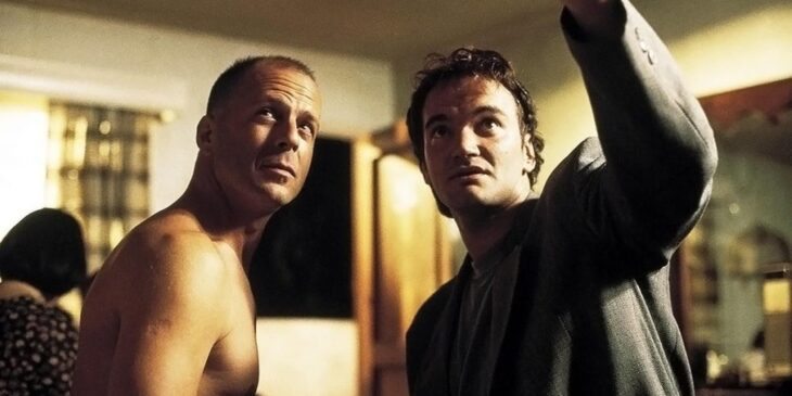 Quentin Tarantino e Bruce Willis