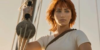 Emily Rudd como Nami em One Piece