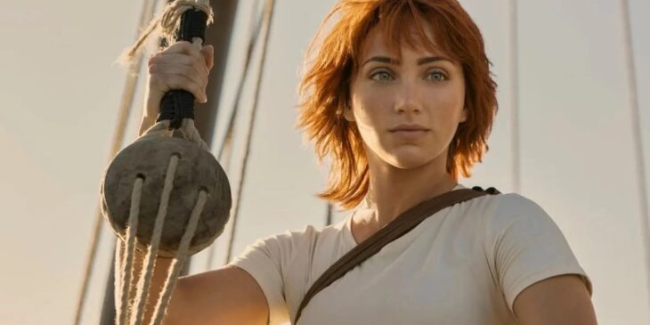 Emily Rudd como Nami em One Piece