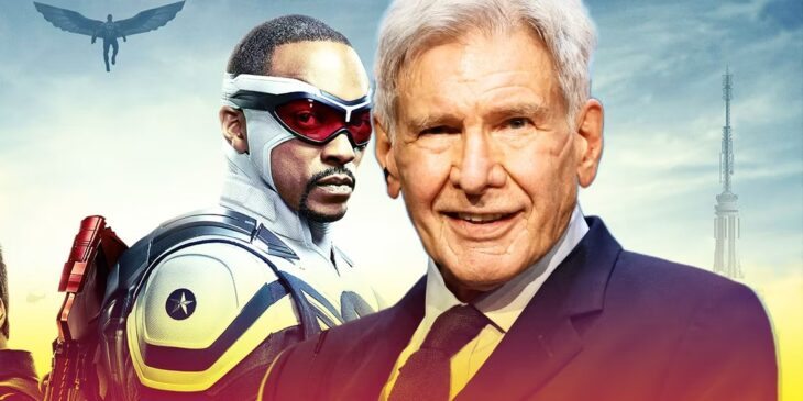 Anthony Mackie e Harrison Ford em Capitão América 4