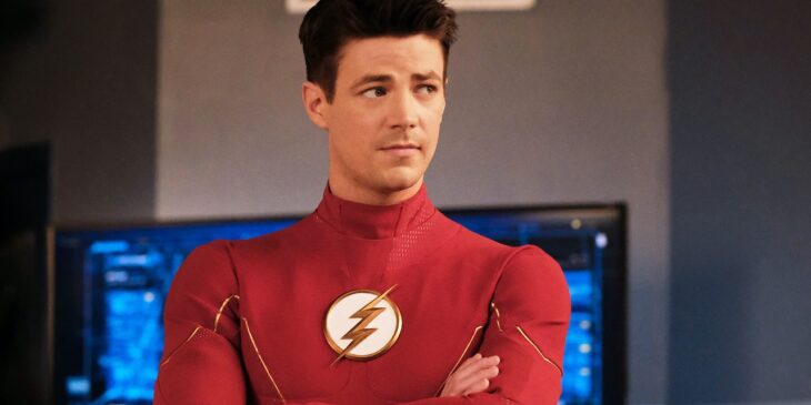 Grant Gustin com The Flash