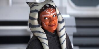 Ahsoka sorridente em série