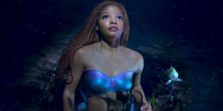 Halle Bailey em A Pequena Sereia