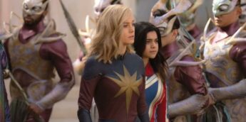 Ms Marvel e Capitã Marvel em As Marvels