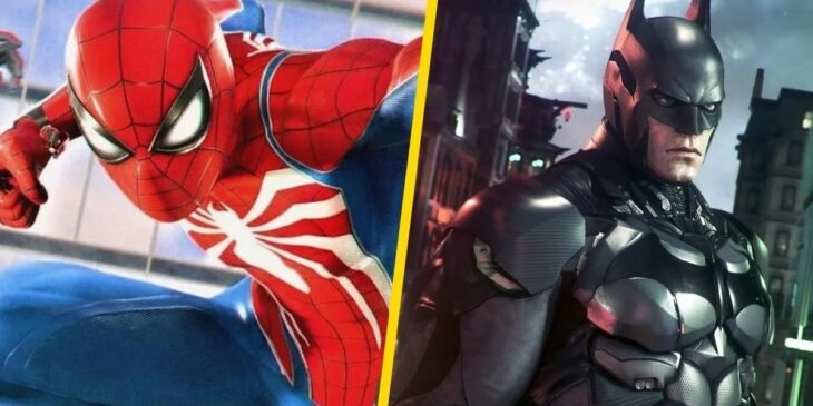 Homem-Aranha e Batman nos games