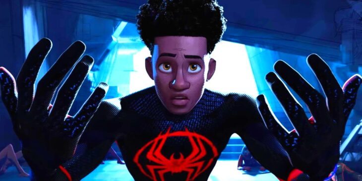 Miles Morales em Através do Aranhaverso