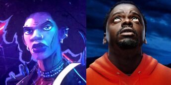 Punk-Aranha, de Aranhaverso, e Daniel Kaluuya