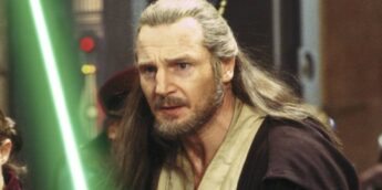 Liam Neeson como Qui-Gon em Star Wars