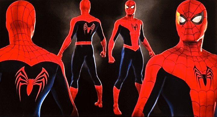 Uniforme descartado do Homem-Aranha