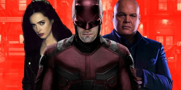 Krysten Ritter, Charlie Cox e Vincent D'Onofrio