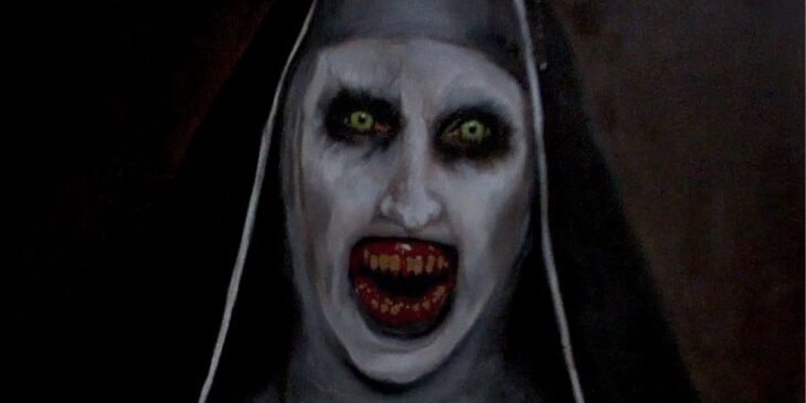 A Freira em pintura de Invocação do Mal