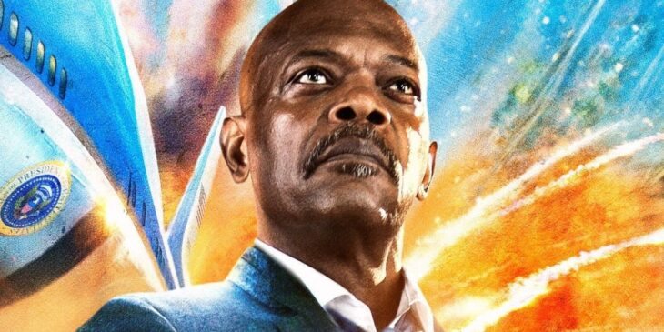 Samuel L. Jackson com visual corporativo