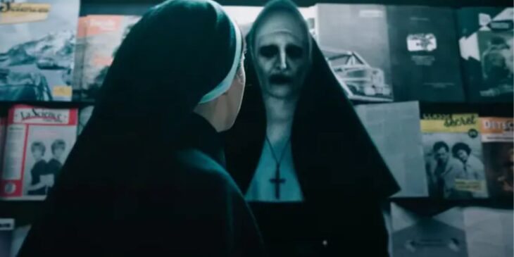 Irene diante de Valak em A Freira 2