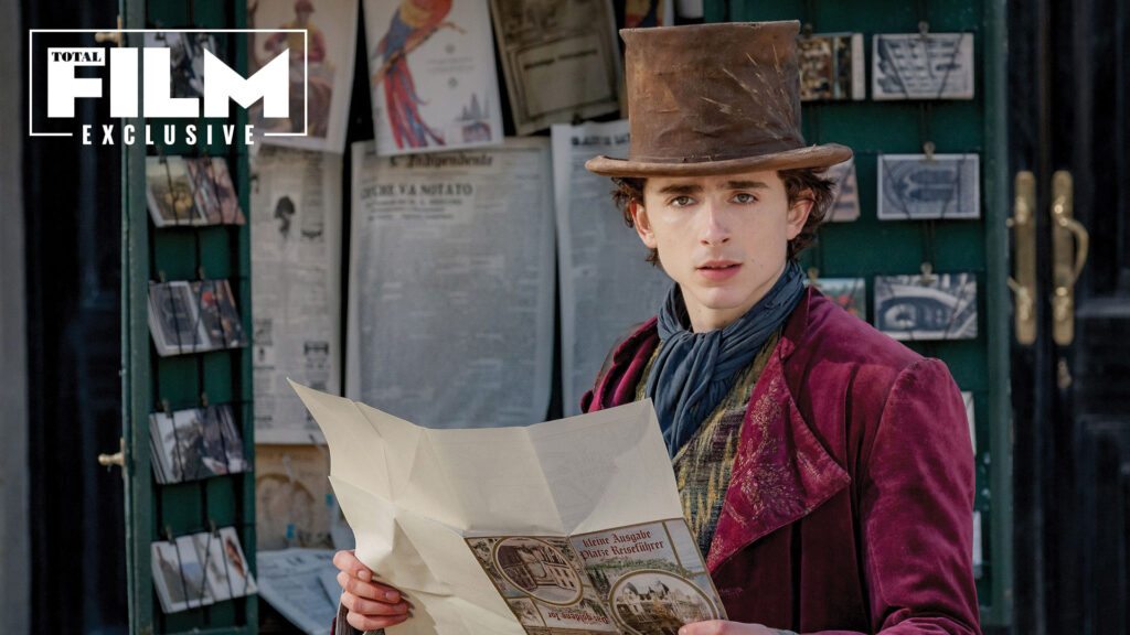 Wonka lendo jornal
