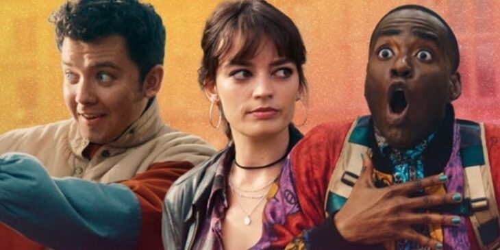 Otis, Maeve e Eric, em Sex Education