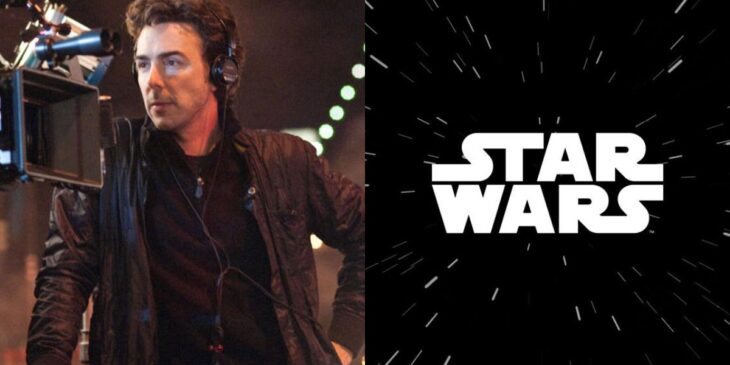 Shawn Levy e logo de Star Wars