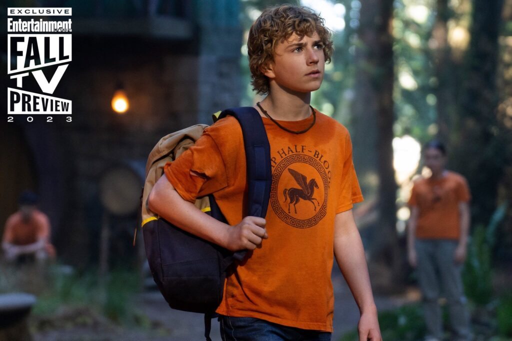Walker Scobell em Percy Jackson