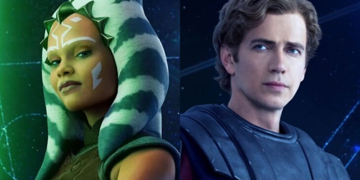 Ahsoka e Anakin de A Guerra dos Clones