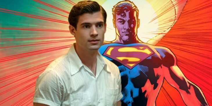 David Corenswet e o Superman dos quadrinhos