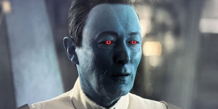 Lars Mikkelsen com visual de Thrawn em Ahsoka
