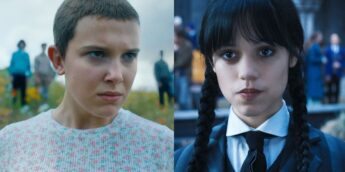 Eleven de Stranger Things, e Wandinha