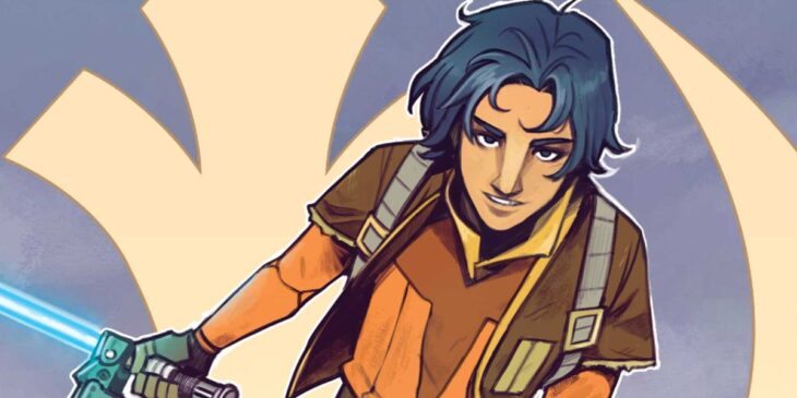 Ezra em capa comemorativa de Star Wars Rebels