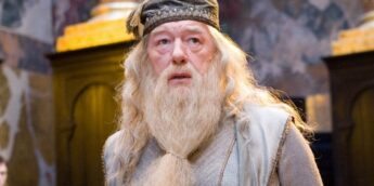 Michael Gambon é Dumbledore em Harry Potter