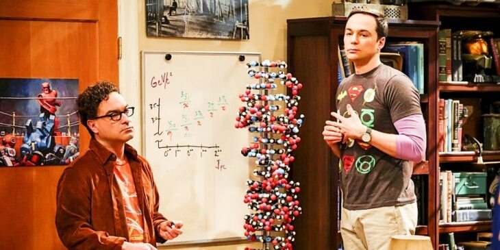 Leonard e Sheldon de The Big Bang Theory